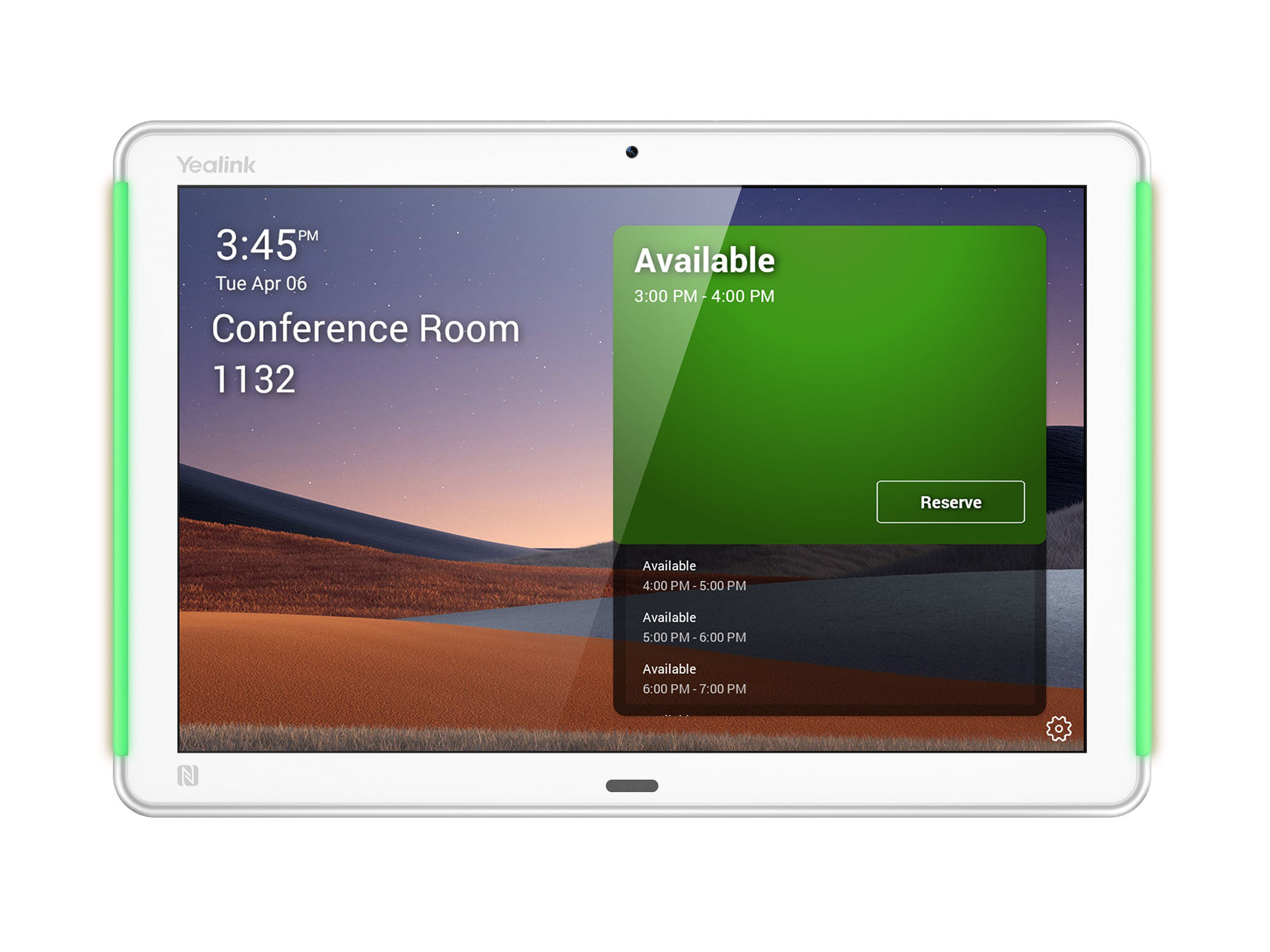 Панель бронирования конференций и переговорных комнат Yealink RoomPanel Plus